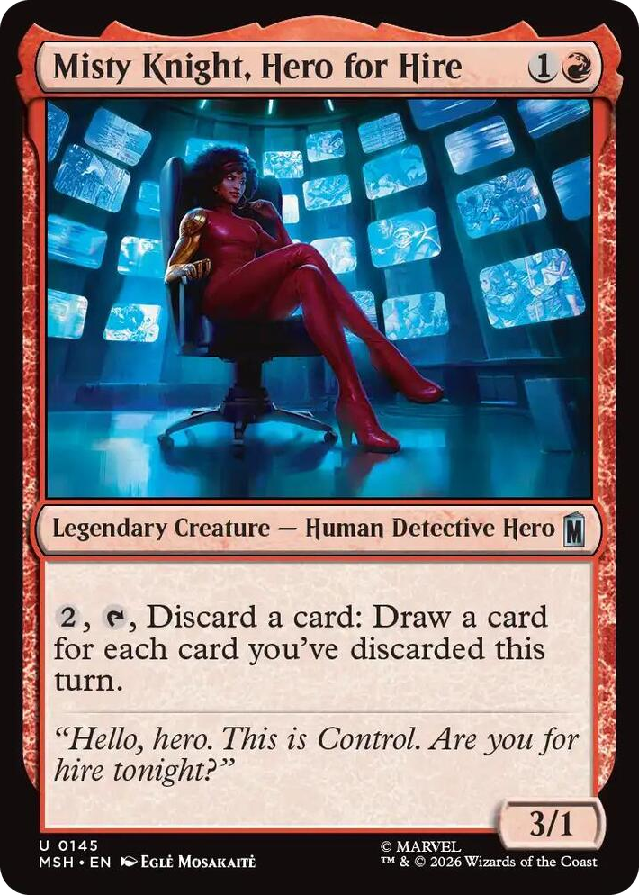 0145 Misty Knight, Hero for Hire U Marvel Super Heroes