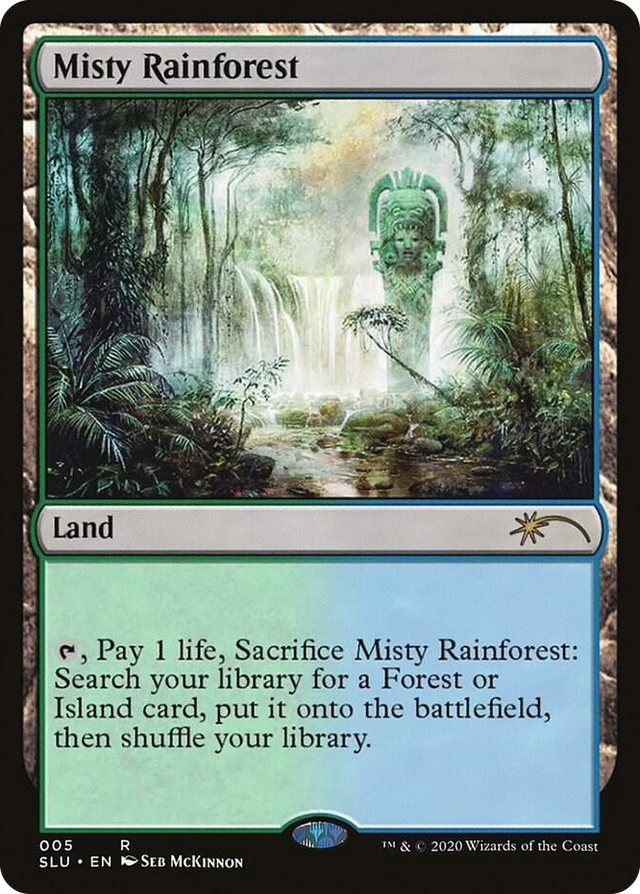 0005 Misty Rainforest R Secret Lair Series
