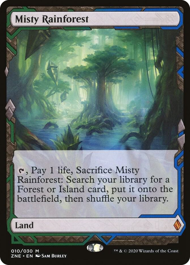 0010 Misty Rainforest M Zendikar Rising Expeditions