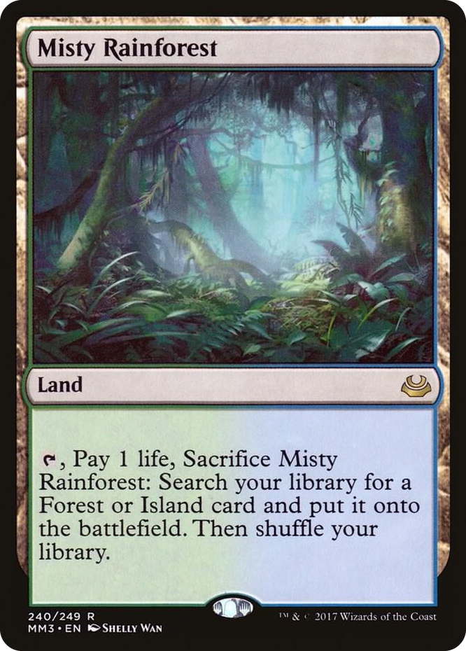 Misty Rainforest #240 R - Modern Masters 2017 Pokemon card