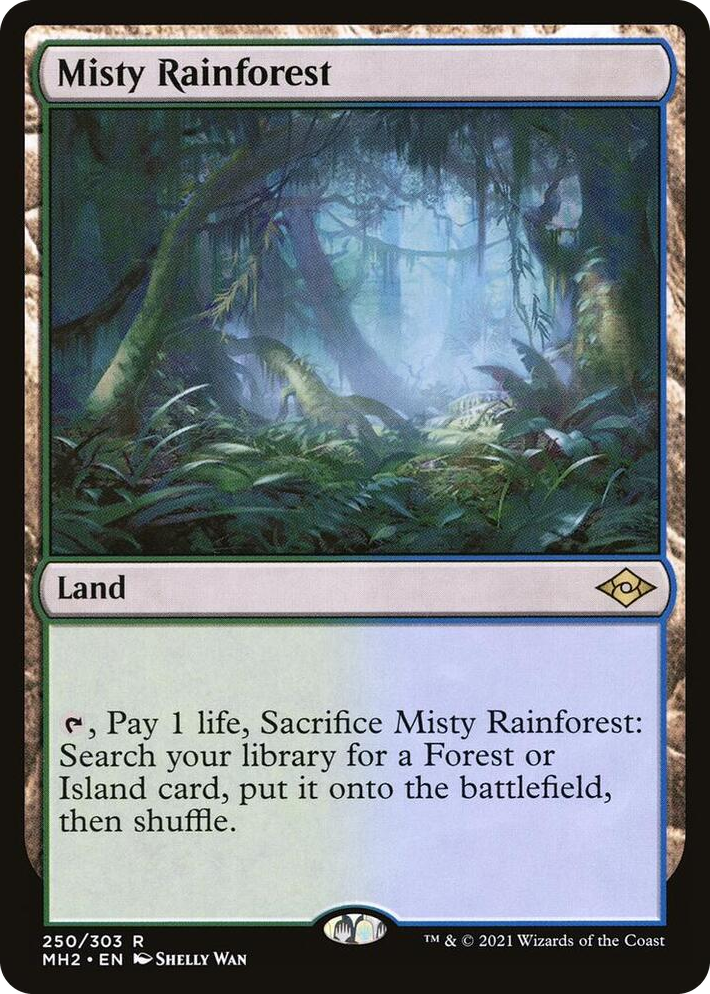 0250 Misty Rainforest R Modern Horizons 2