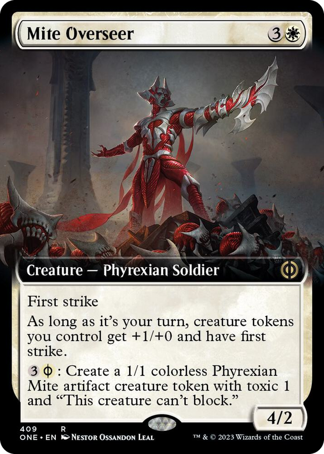 0409 Mite Overseer (Extended Art) R Phyrexia: All Will Be One