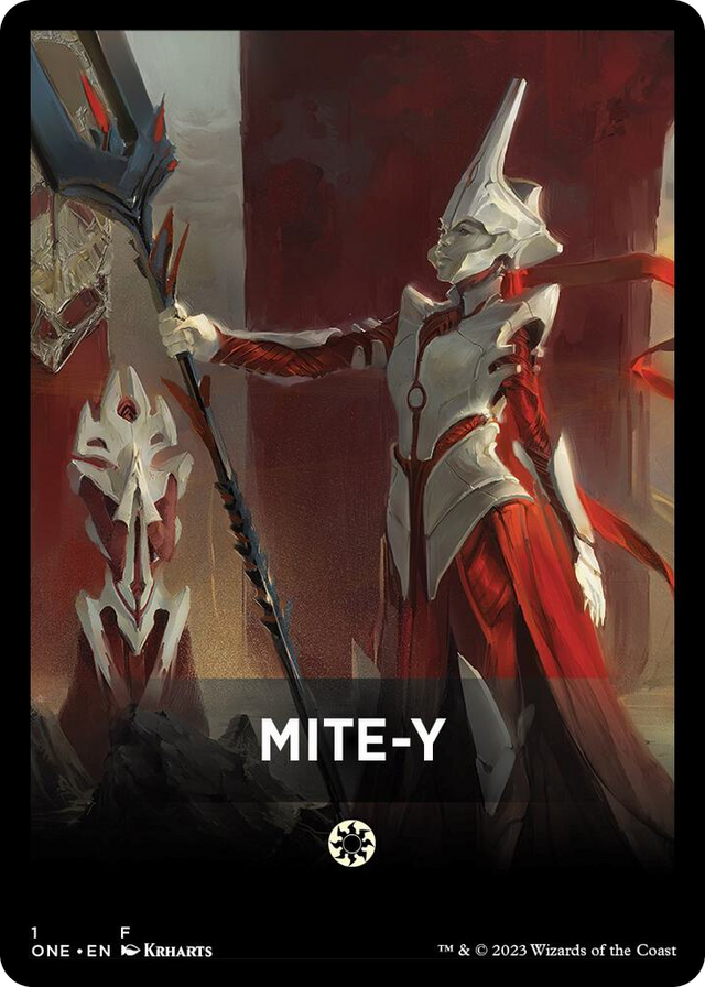 0001 Mite-Y Theme Card T Phyrexia: All Will Be One