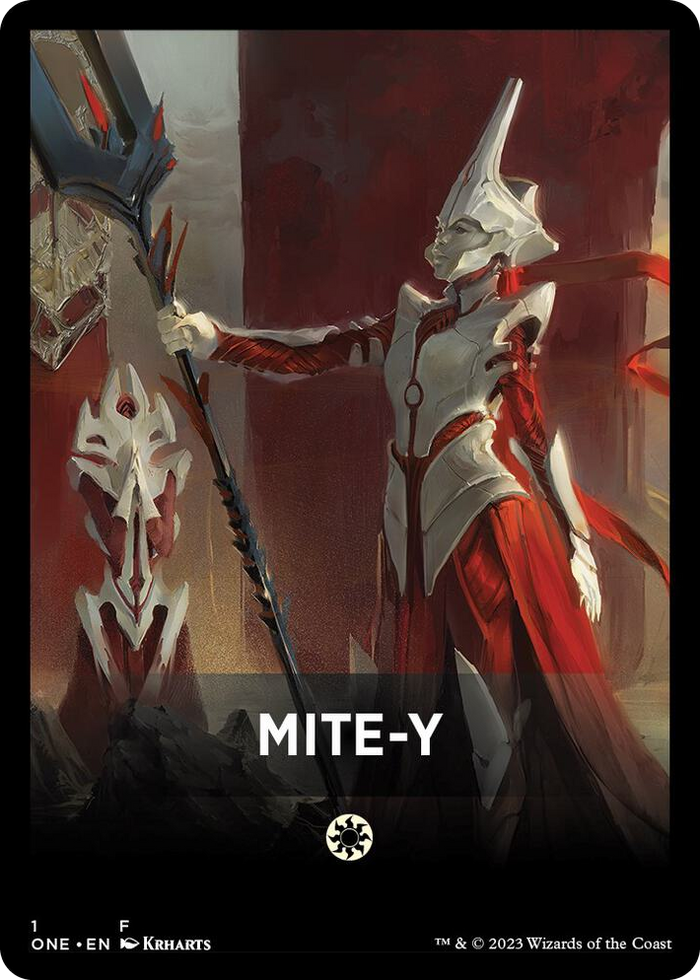 Mite-Y Theme Card #1 T - Phyrexia: All Will Be One Pokemon card