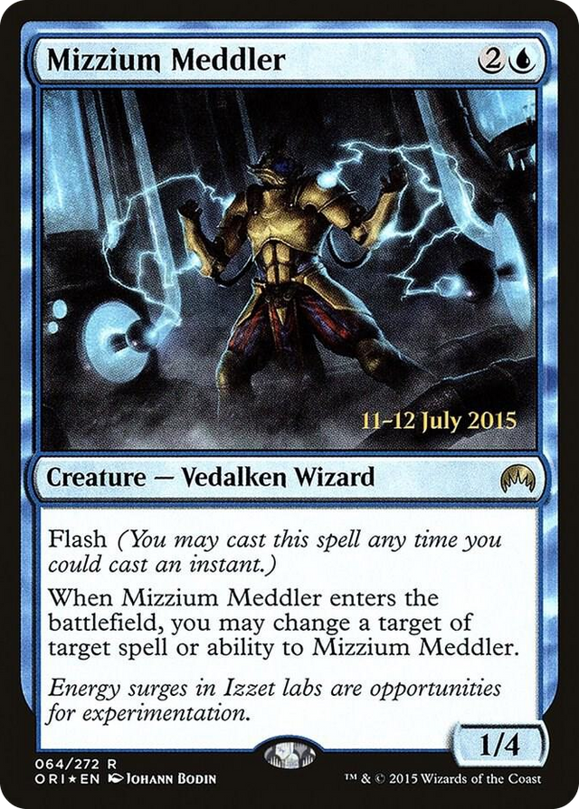 0064 Mizzium Meddler R Prerelease Cards