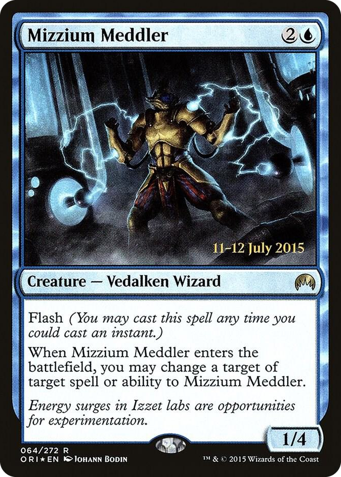 Mizzium Meddler #64 R - Prerelease Cards Pokemon card