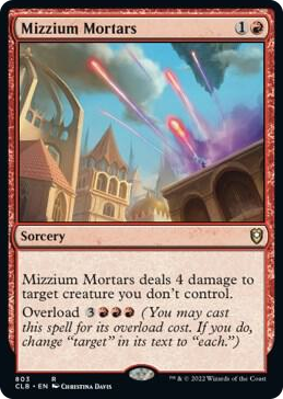 0803 Mizzium Mortars R Commander Legends: Battle for Baldur's Gate