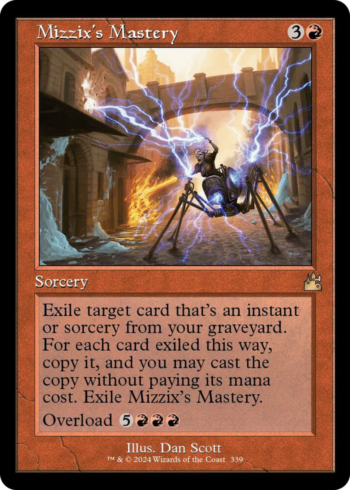 Mizzix's Mastery (Retro Frame) #339 R - Ravnica Remastered Pokemon card
