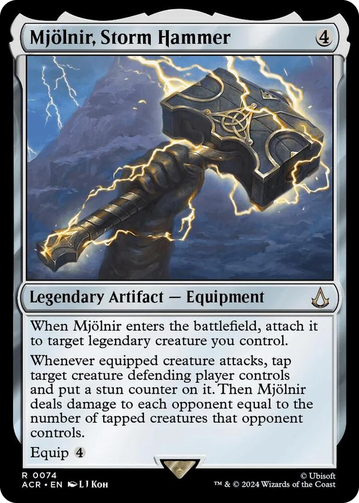 0074 Mjolnir, Storm Hammer R Universes Beyond: Assassin's Creed