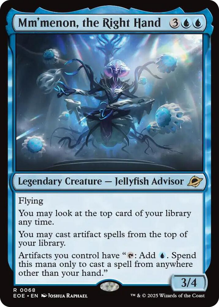 Mm'menon, the Right Hand #68 R - Edge of Eternities Pokemon card