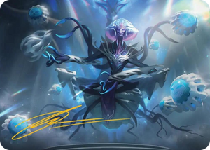 0008 Mm'menon, the Right Hand Art Card (Gold-Stamped Signature) S Art Series: Edge of Eternities