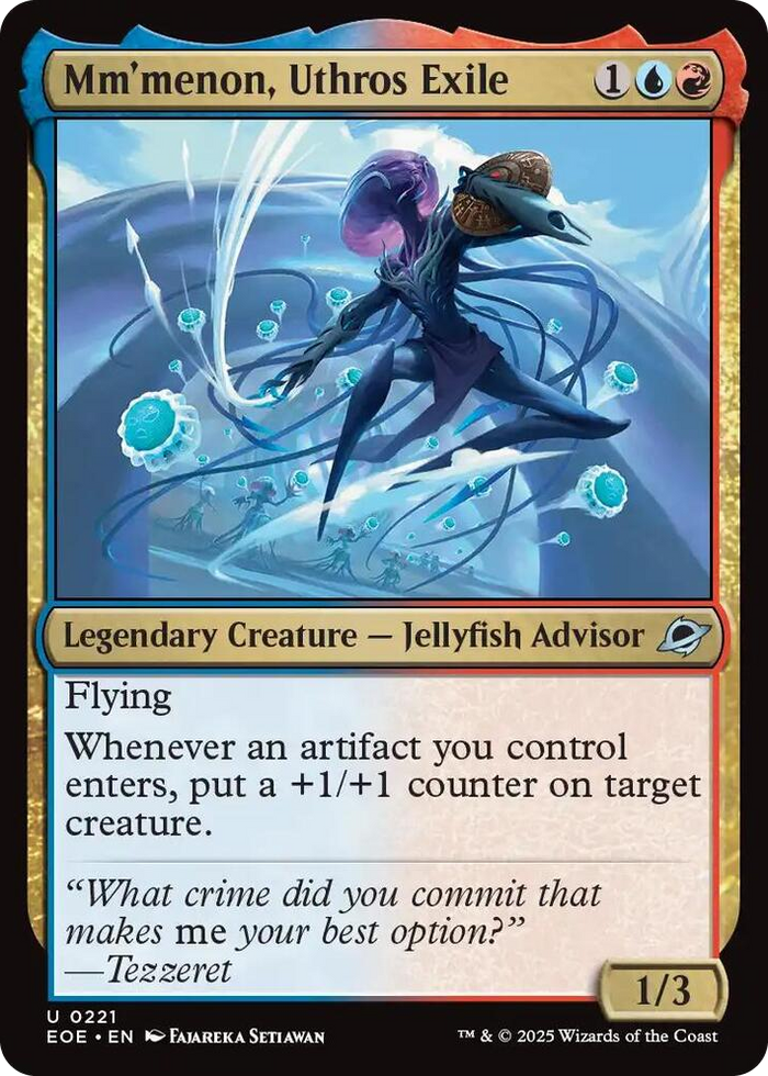 Mm'menon, Uthros Exile #221 U - Edge of Eternities Pokemon card