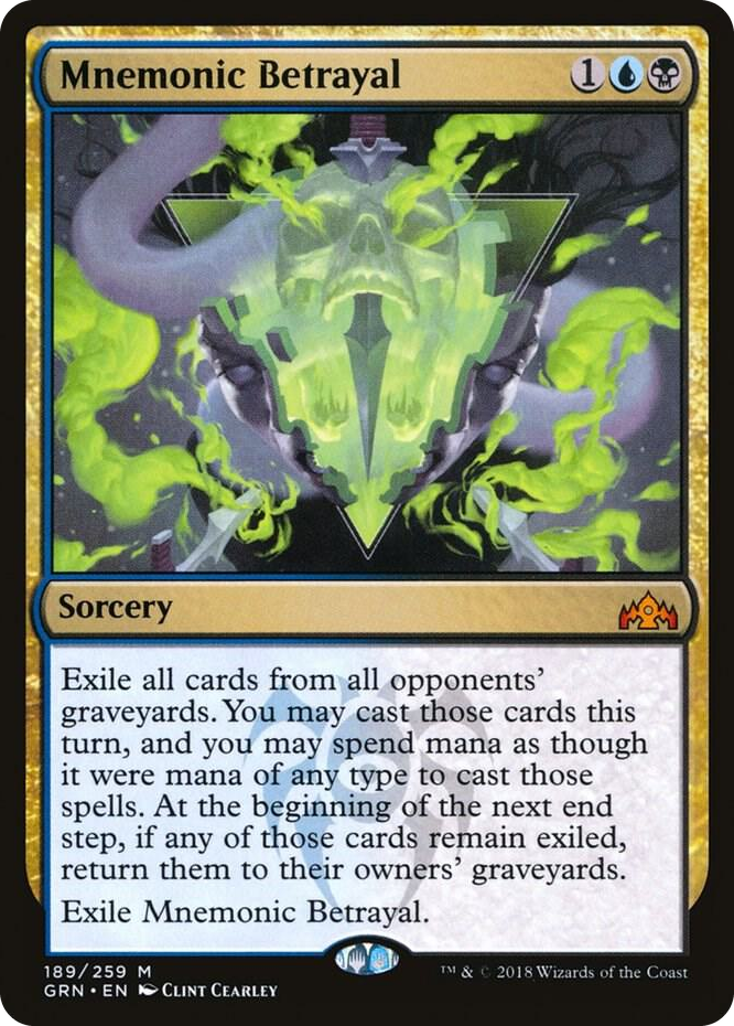 0189 Mnemonic Betrayal M Guilds of Ravnica