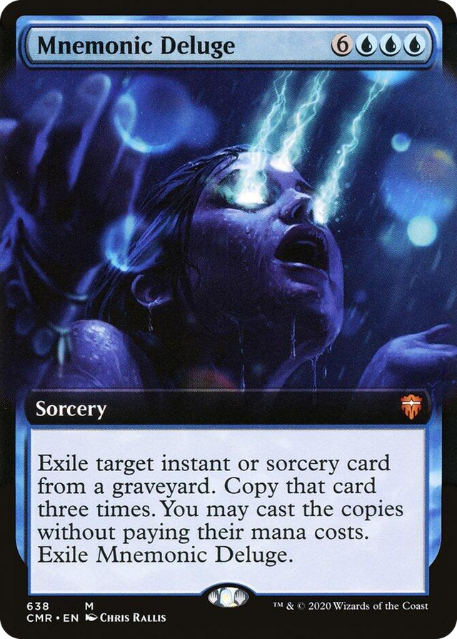 0638 Mnemonic Deluge (Extended Art) M Commander Legends