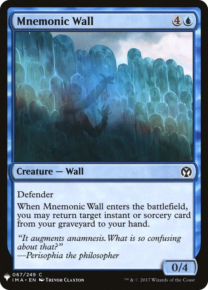 0067 Mnemonic Wall C The List Reprints