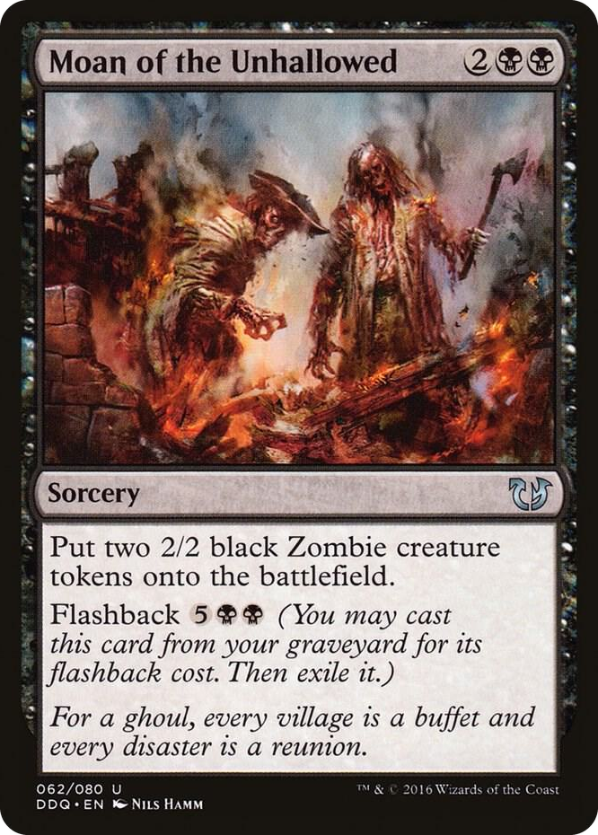 Moan of the Unhallowed #62 U - Duel Decks: Blessed vs. Cursed Pokemon card