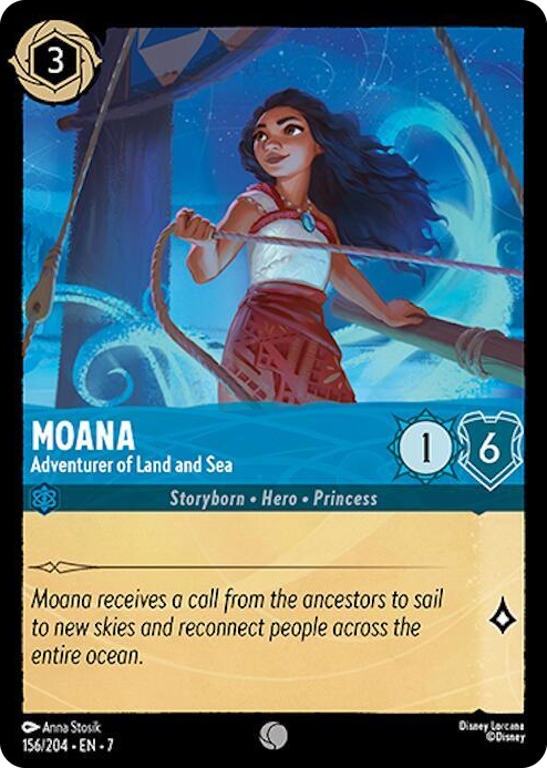 0156 Moana - Adventurer of Land and Sea Common Archazia's Island