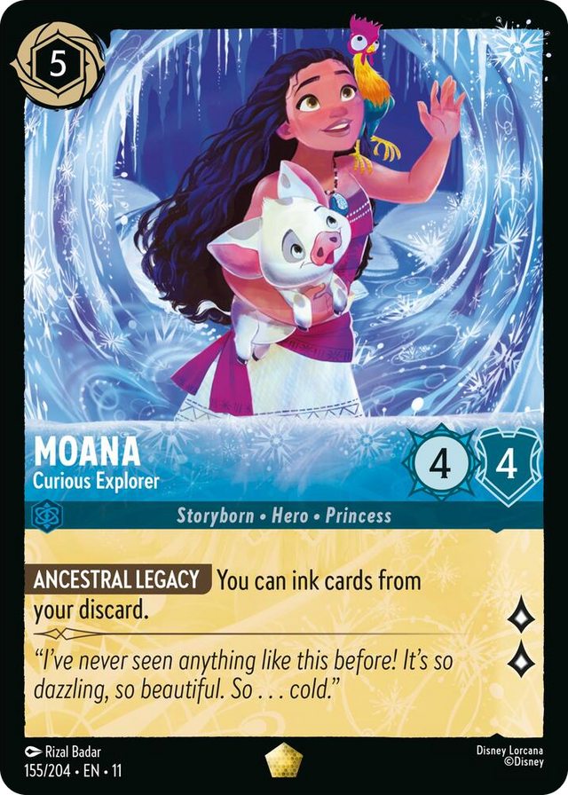 0155 Moana - Curious Explorer Legendary Winterspell