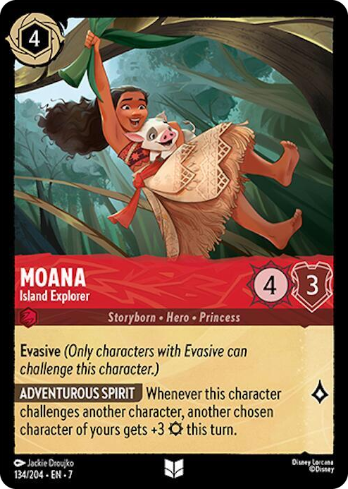 0134 Moana - Island Explorer Uncommon Archazia's Island