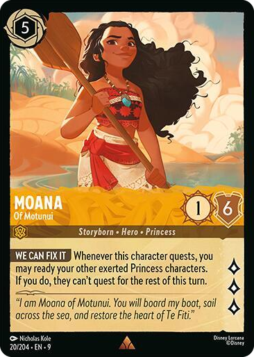 0020 Moana - Of Motunui Rare Fabled