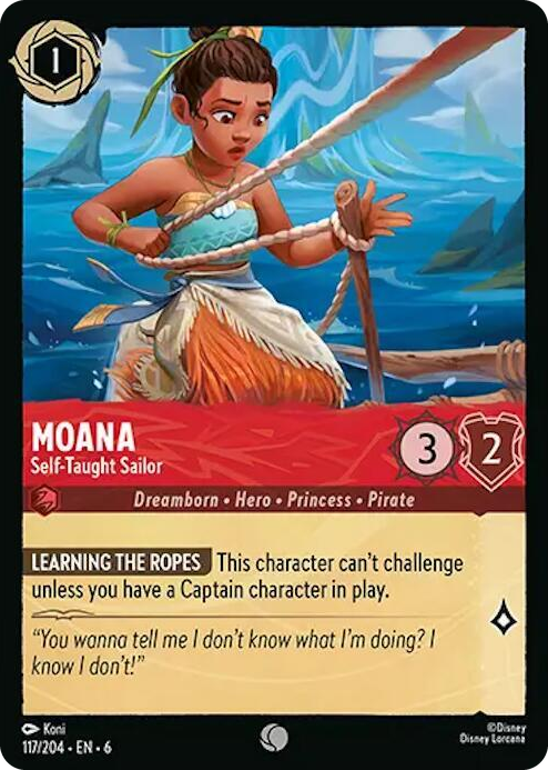 0117 Moana - Self-Taught Sailor Common Azurite Sea