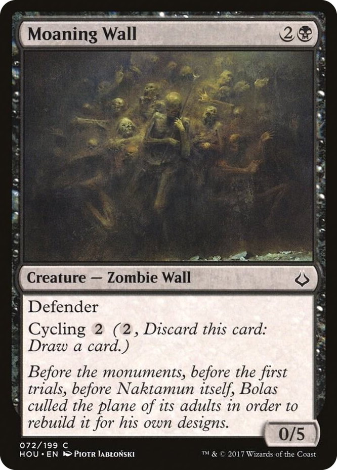 Moaning Wall #72 C - Hour of Devastation Pokemon card