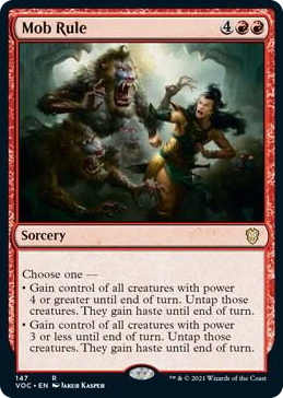 0147 Mob Rule R Commander: Innistrad: Crimson Vow