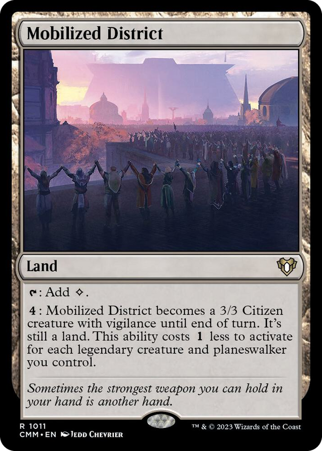 1011 Mobilized District R Commander Masters