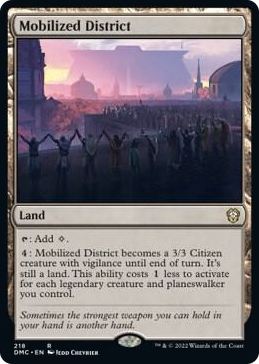 0218 Mobilized District R Commander: Dominaria United