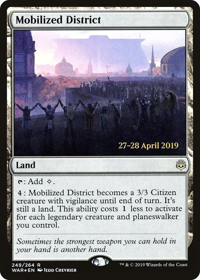 Mobilized District #249 R - Prerelease Cards Pokemon card