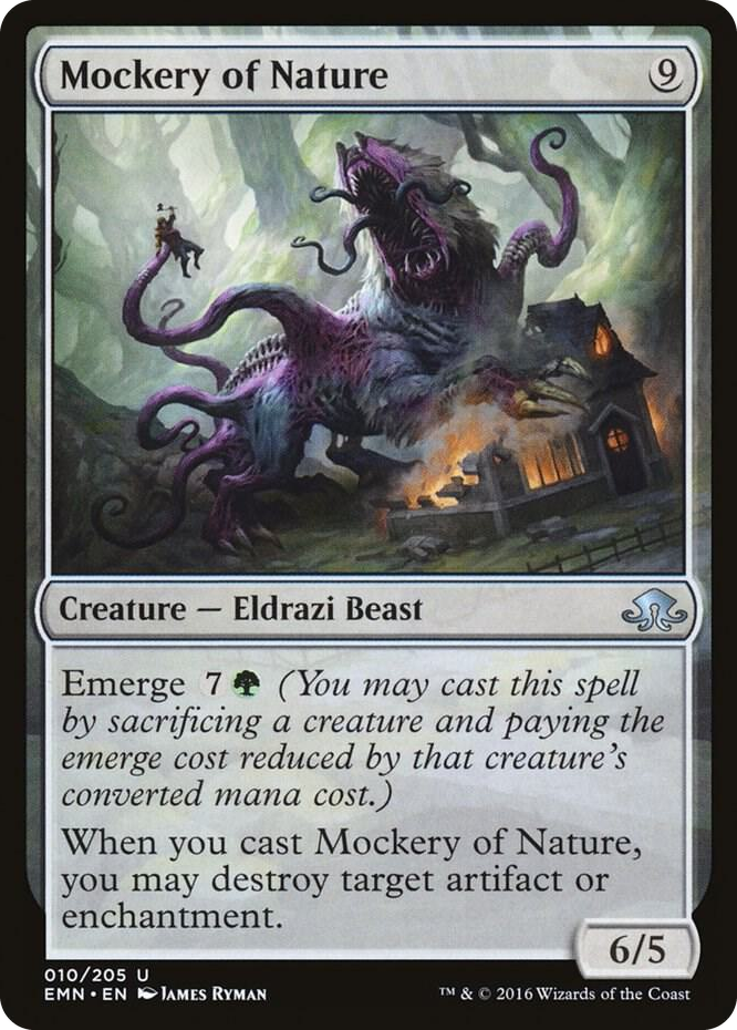 Mockery of Nature #10 U - Eldritch Moon Pokemon card