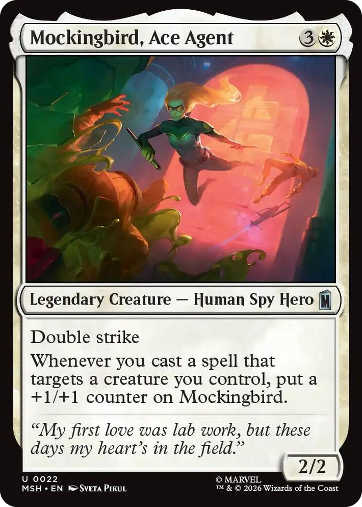0022 Mockingbird, Ace Agent U Marvel Super Heroes