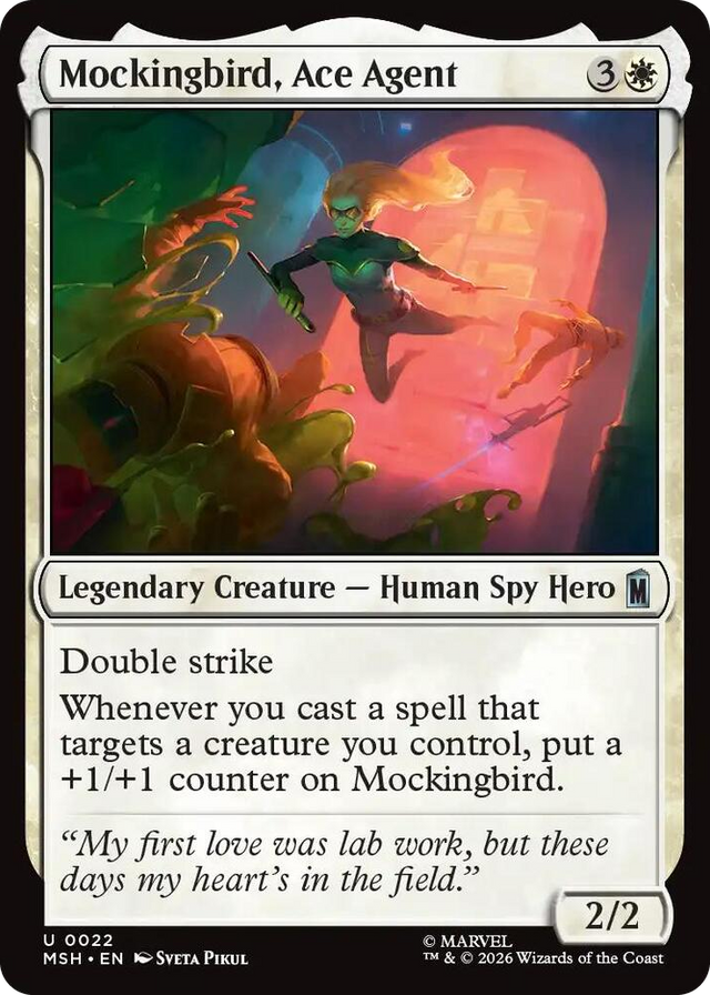 0022 Mockingbird, Ace Agent U Marvel Super Heroes