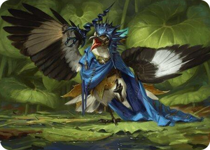 0009 Mockingbird Art Card S Art Series: Bloomburrow