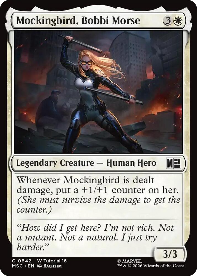 0842 Mockingbird, Bobbi Morse (0842) C Commander: Marvel Super Heroes
