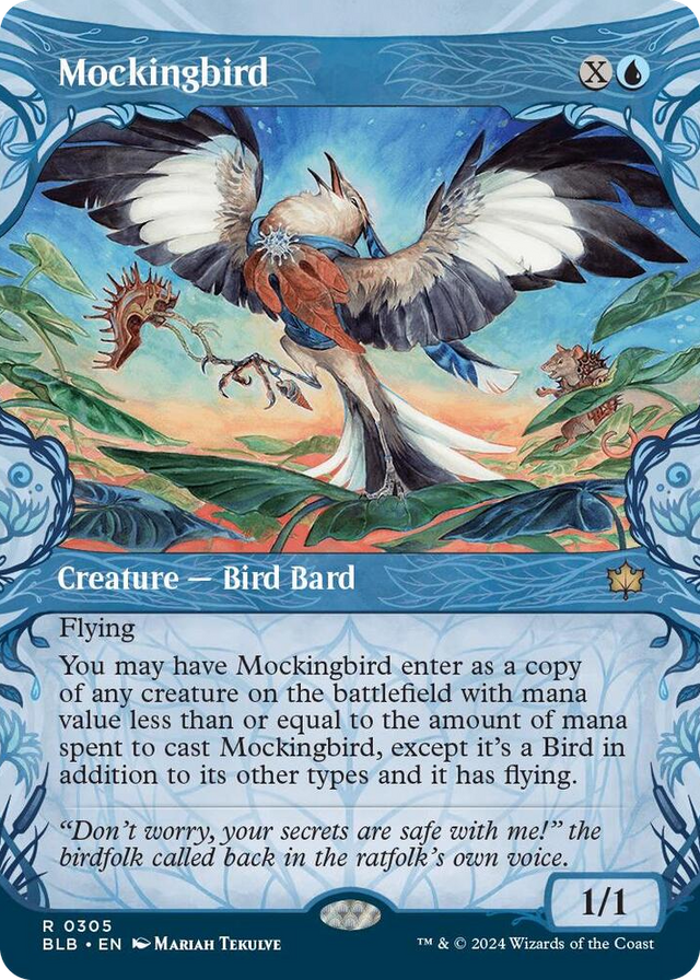 0305 Mockingbird (Showcase) R Bloomburrow