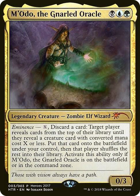 0003 M'Odo, the Gnarled Oracle P Unique and Miscellaneous Promos