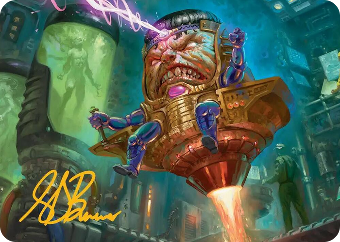 M.O.D.O.K. Art Card (Gold-Stamped Signature) #9 S - Art Series: Marvel Super Heroes Pokemon card