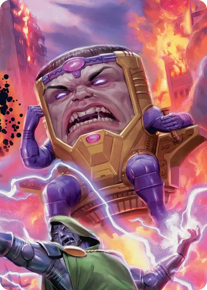 M.O.D.O.K., Evil Intellect Art Card #9 S - Art Series: Marvel Super Heroes Pokemon card