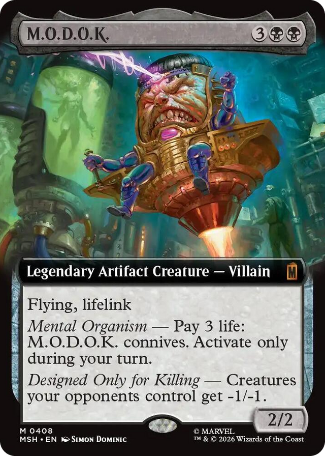 0408 M.O.D.O.K. (Extended Art) M Marvel Super Heroes