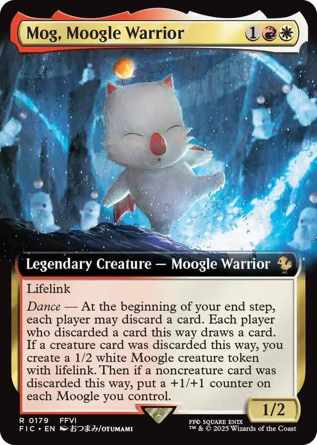 0179 Mog, Moogle Warrior (Extended Art) R Commander: FINAL FANTASY