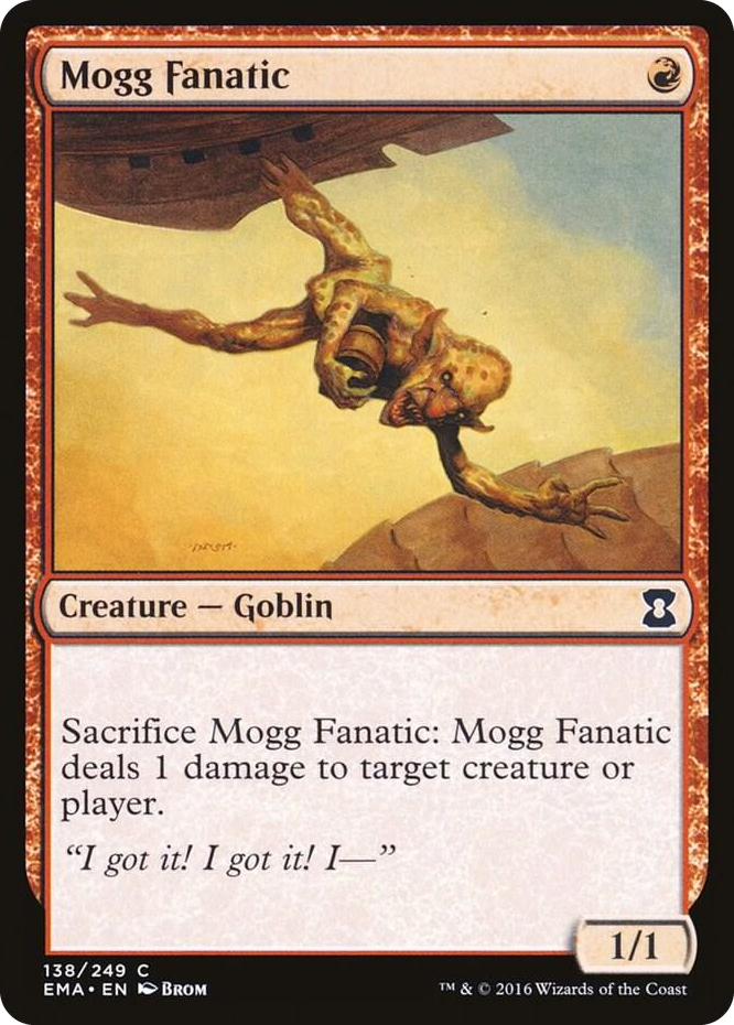 Mogg Fanatic #138 C - Eternal Masters Pokemon card