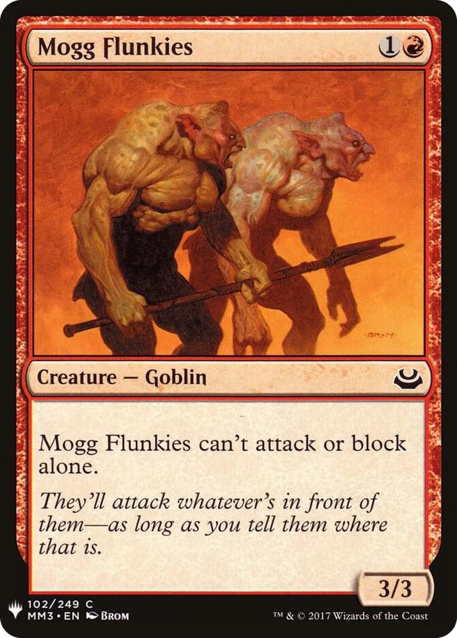 Mogg Flunkies #102 C - The List Reprints Pokemon card