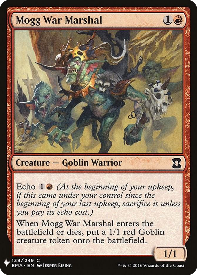 0139 Mogg War Marshal (EMA) C The List Reprints
