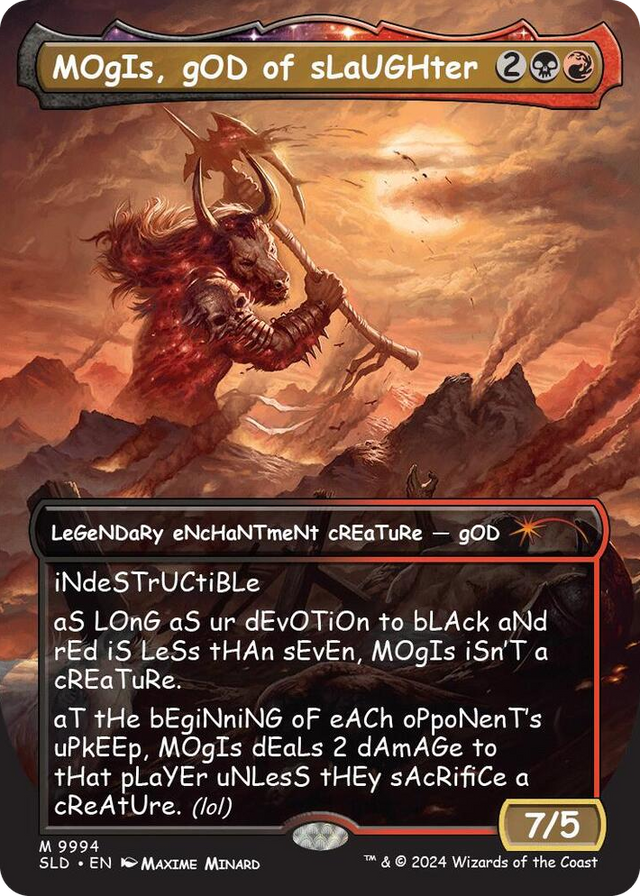 9994 MOgIs, gOD of sLaUGHter (9994) M Secret Lair Drop Series