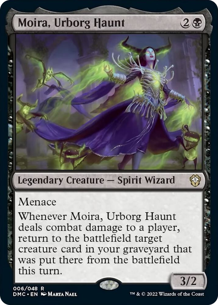 0006 Moira, Urborg Haunt R Commander: Dominaria United