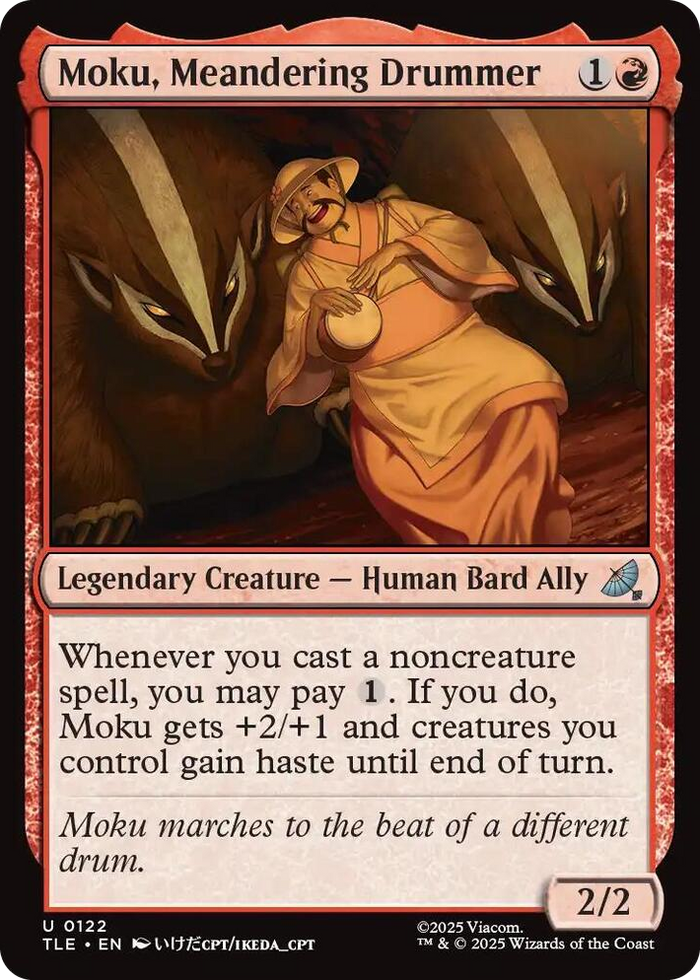 Moku, Meandering Drummer #122 U - The Last Airbender: Eternal-Legal Pokemon card