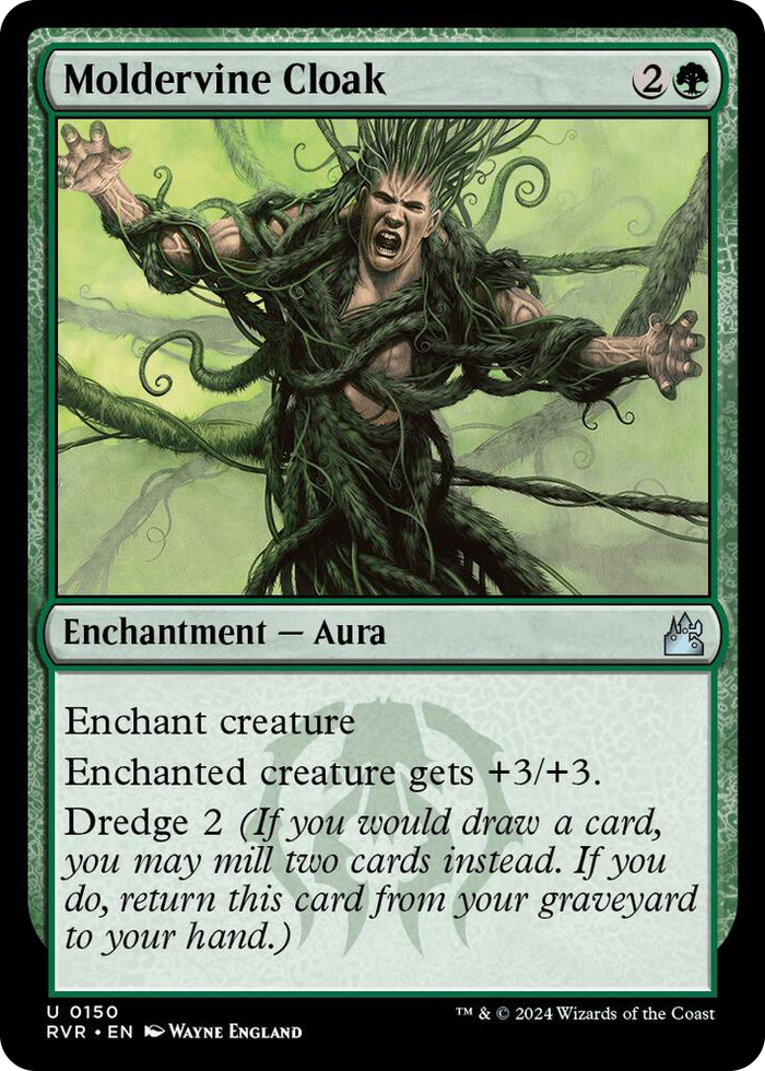Moldervine Cloak #150 U - Ravnica Remastered Pokemon card