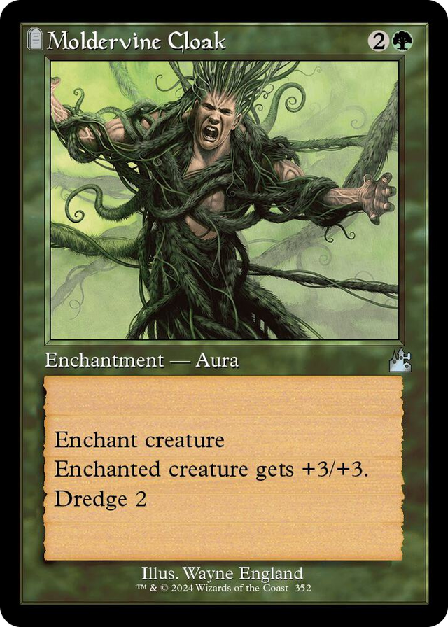 0352 Moldervine Cloak (Retro Frame) U Ravnica Remastered