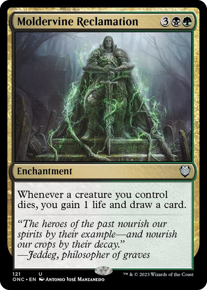 Moldervine Reclamation #121 U - Commander: Phyrexia: All Will Be One Pokemon card